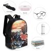 KLWQR Casino Chips Travel Backpack Lightweight Large Capacity Laptop Backpack Casual Daypack for Men Women view 4