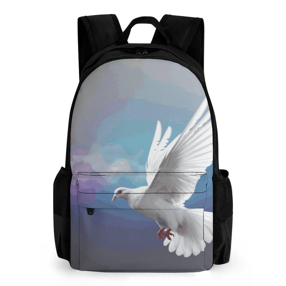 KLWQR Peace Dove Travel Backpack Lightweight Large Capacity Laptop Backpack Casual Daypack for Men Women