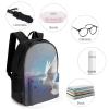 KLWQR Peace Dove Travel Backpack Lightweight Large Capacity Laptop Backpack Casual Daypack for Men Women view 4