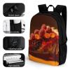 KLWQR Delicious Food Travel Backpack Lightweight Large Capacity Laptop Backpack Casual Daypack for Men Women view 3
