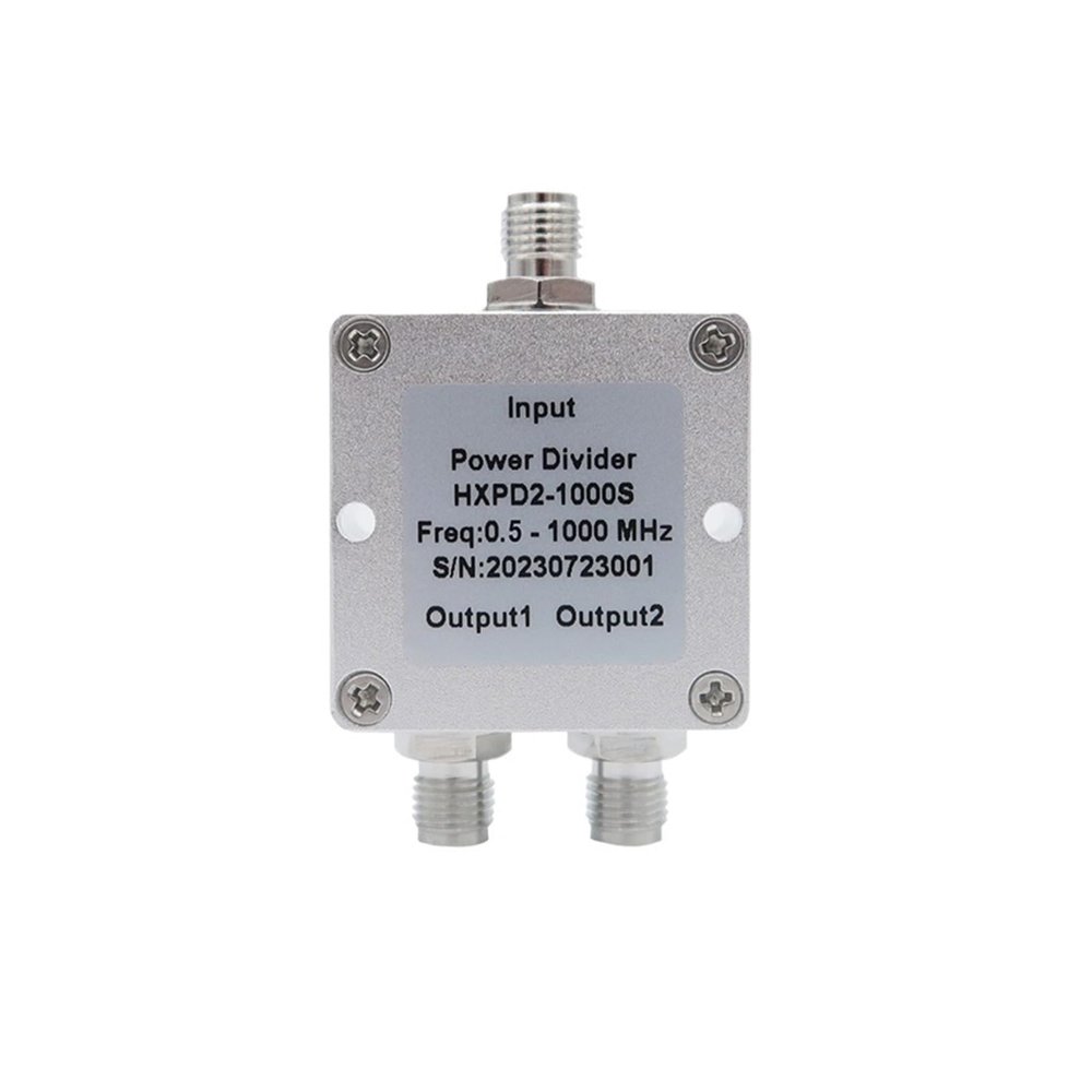 CHUNYE 500KHz-1000MHz Low Frequency Broadband 2 Way Power Splitter SMA Female 0.5-1000MHz