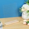 KHZSPP Clear Tabletop Pin Storage Stand Pin Collection Display Organizer for Badges Versatile Tabletop Pin Organizer for Storage(2) view 1