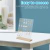 KHZSPP Clear Tabletop Pin Storage Stand Pin Collection Display Organizer for Badges Versatile Tabletop Pin Organizer for Storage(2) view 2