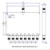 CHUNYE 8 Way Power Divider N Type 800-3000M Microstrip 8 Way Power Divider WI-FI Power Divider 0.8-3G Power Splitter view 2