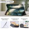 Case for 6.8" Kindle Paperwhite (11th Generation-2021) & Kindle Paperwhite Signature Edition, PU Leather Multi-Angle Stand Cover with Auto Wake/Sleep for Kindle Paperwhite Case, Forest view 3
