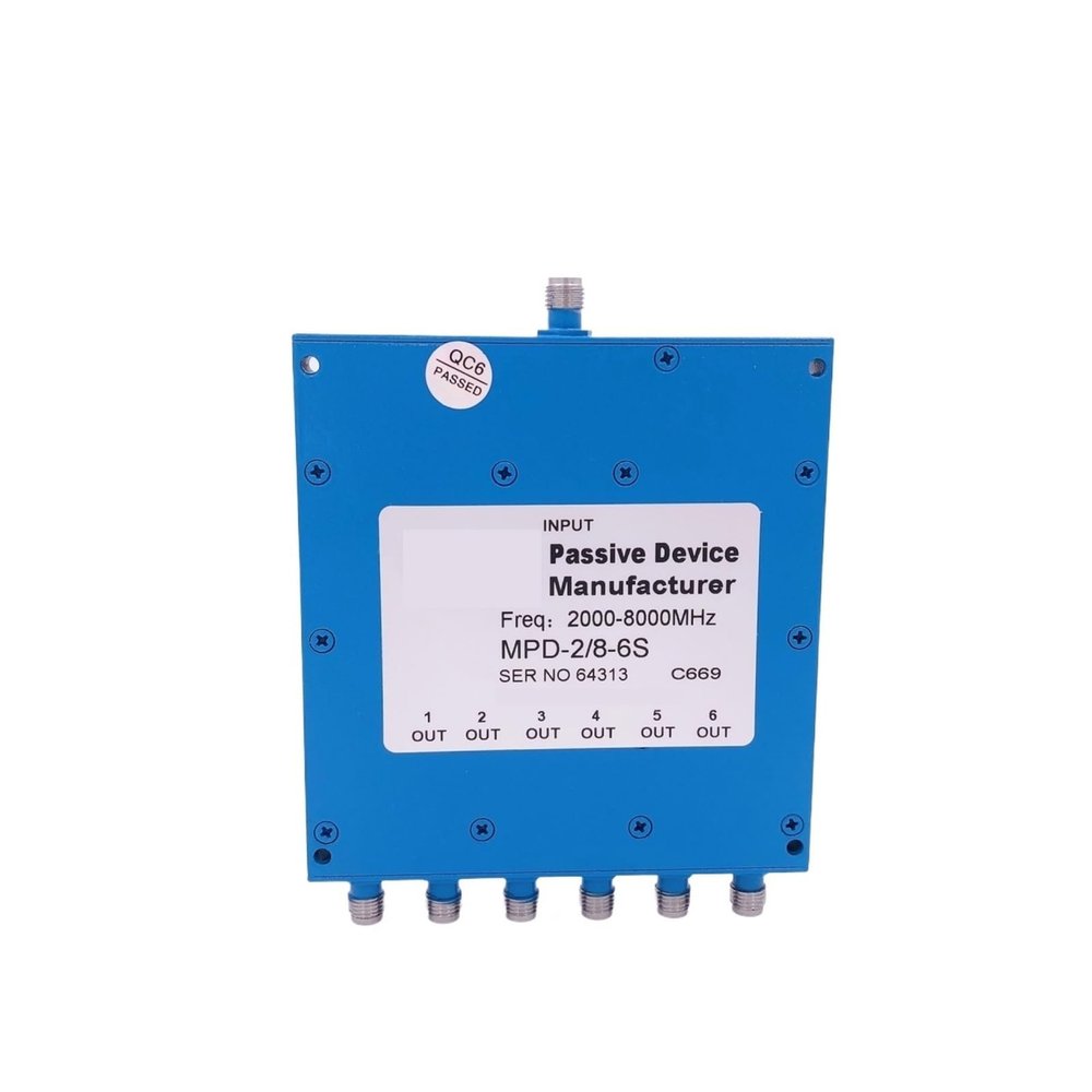 CHUNYE SMA Power Splitter 2-8G/2000-8000M Microstrip 6 Way Power Splitting WI-FI Power Splitter