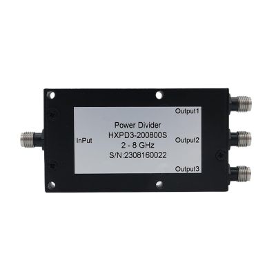 CHUNYE 2-8GHz Full Band 3 Way Microstrip Power Splitter SMA Female Combiner 2000-8000MHz