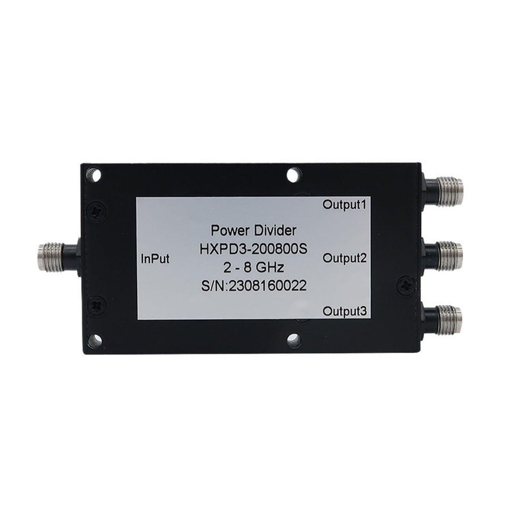 CHUNYE 2-8GHz Full Band 3 Way Microstrip Power Splitter SMA Female Combiner 2000-8000MHz