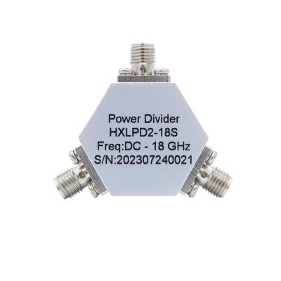 CHUNYE DC-18GHz Two-Way Wideband Resistive Power Splitter Microstrip Power Splitter SMA Female DC-18000MHz