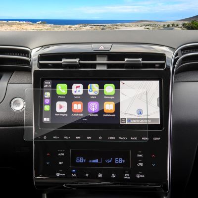Coleya Anti-Glare Matte for Hyundai Tucson 2022-2024 Screen Protector (Navi), (XRT/N Line/Limited/SEL Convenience/SEL), 9H Tempered Glass 2023 2024 Tucson Accessories HD&Anti-Fingerprint - 10.25" Navi