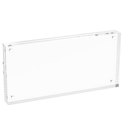 KHZSPP Dollar Bill Frame Acrylic Dollar Bill Holder Double Sided Transparent Currency Display Frame Easy Assembly Money Frame for Collectors Currency Ticket Picture Photos Displaying