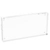 KHZSPP Dollar Bill Frame Acrylic Dollar Bill Holder Double Sided Transparent Currency Display Frame Easy Assembly Money Frame for Collectors Currency Ticket Picture Photos Displaying view 1