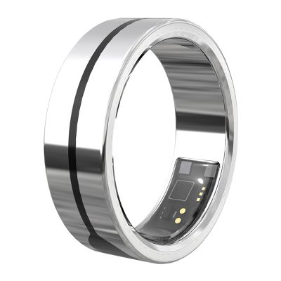 Wearable Smart Ring for Men and Women Sleep Tracking Heart Rate Blood Oxygen/Stress Health Ring Sos Emergency Help Compatible with iOS and Android(Rose Gold,12#)