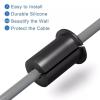 10 Piece Cable Management Set, Grommet Protection, Protective Cable, Silicone Gel Silicone Wire Rope Antenna, Wiring (Black) view 4