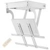 KJLYLPP Electric Ceiling TV Mount, Motorized TV Bracket for 24-75 Inch Screens TV with Remote Control, Telescopic Electric TV Lift, TV Wall Mount, 0-90 Flip Down, Up to 132 lbs view 1