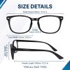 WINTOO Blue Light Glasses for Woman Men | 99% Blue Light Blocking Glasses for Computer Gaming TV Phone Screen Square Frame | Anti Eyestrain & UV Glare Protection - 5 Pairs view 4