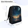 NONHAI Travel Backpack Moon Star Night Carry on Backpack Lightweight Business 16inches Laptop Backpack for Men Women view 4