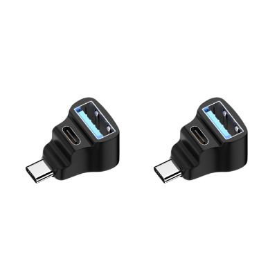 90 Degree Male to USB Female 20Gbps Data Transfer for Laptop USB for Devices to USB USB for Tablets