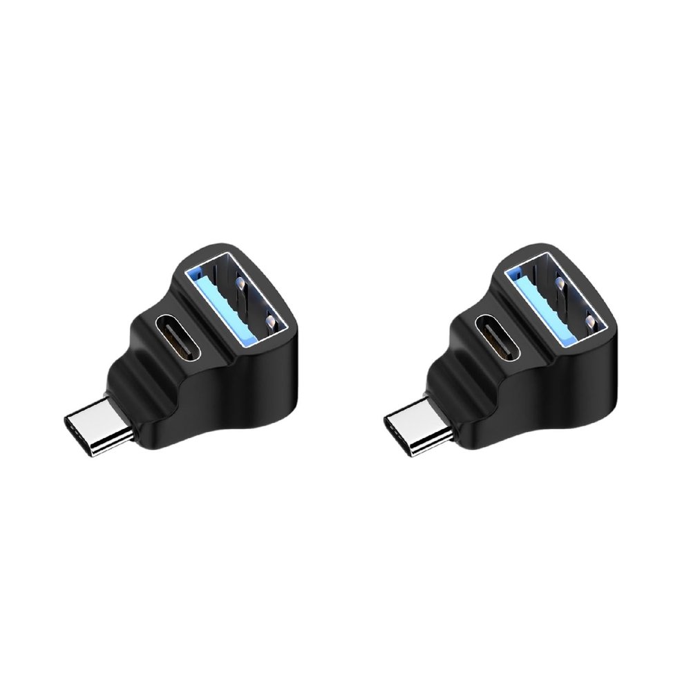 90 Degree Male to USB Female 20Gbps Data Transfer for Laptop USB for Devices to USB USB for Tablets