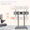 KJLYLPP Motorized TV Mount - Mobile TV Cart On Wheels - Motorized TV Lift, Mobile TV Stand Cart with Height Adjustable, Motorized TV Lift Fits 52-100 in Screen (Gray) view 4