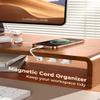 10Pack 2026 Upgraded Cord Organizer Magnetic Cable Clips [1s Lock] MRGLAS Cable Holder Office Desk Accessories with 4 Extra Strong Adhesive Pads, Wire Keeper for Nightstand Desktop Wall Car view 2