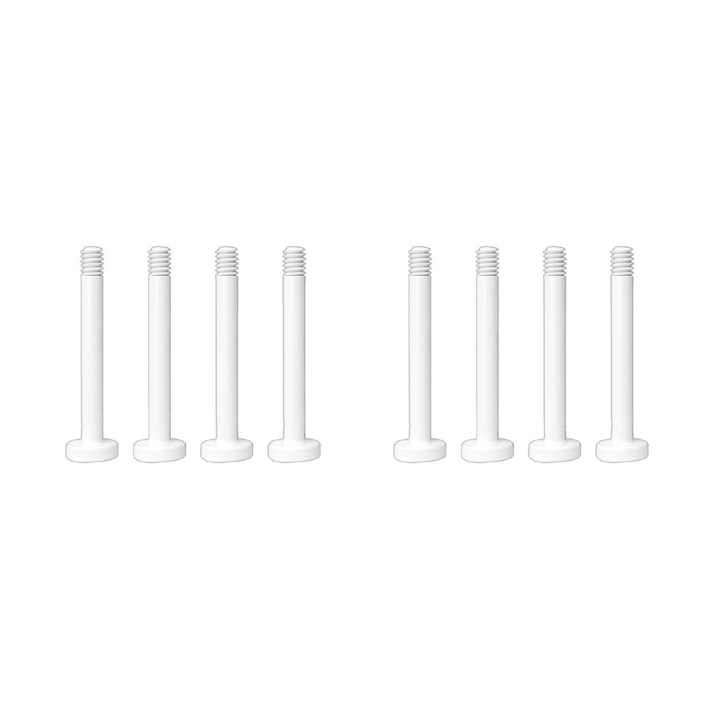 Qsvbeeqj 4pcs 6#32 Computer Fan Mounting Screws for 25mm Computer Case Mounting and Durability Computer Case Screws