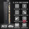 5.1 Audio Converter Decoder, 4K Audio Digital to Analog Converter, 3.5mm Headphone Output/Support 2.0CH 5.1CH 2.1CH, DAC DTS AC3 FLAC APE view 2