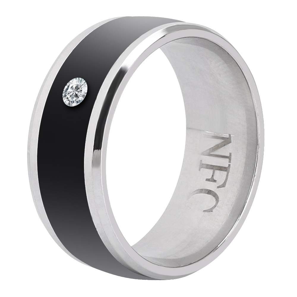 NFC Smart Ring, NFC Multifunction Smart Rings Magic Wearable Device for Mobile Phone, 6/7/8/9/10/11/12/13 Inch Optional (Wisoqu37f02zwea9-02)