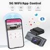 OMBAR Dash Cam Front and Rear 5G WiFi, Dash Cam 4K/2K/1080P+1080P, Dash Camera for Cars with 3.18" LCD Screen, Dashcam Car Camera with WDR Night Vision, G-Sensor, Loop Recording, SD Card Not Included view 4
