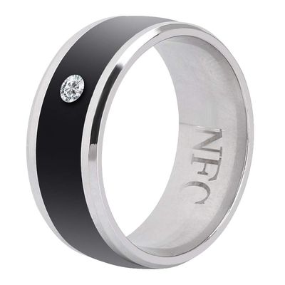 NFC Smart Ring, NFC Multifunction Smart Rings Magic Wearable Device for Mobile Phone, 6/7/8/9/10/11/12/13 Inch Optional (Wisoqu37f02zwea9-04)