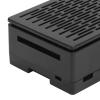 4B Case, ABS Shell Protective CaseBoxEnclosure for 4B, Support USB AV Ethernet, Memory Card Slot, CSI, Display and GPIO (Black) view 2