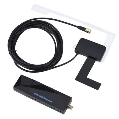 DAB Receiver, Car Radio DABDAB+ Digital Radio Antenna Receiver for Car System, USB Port, SMA Connector