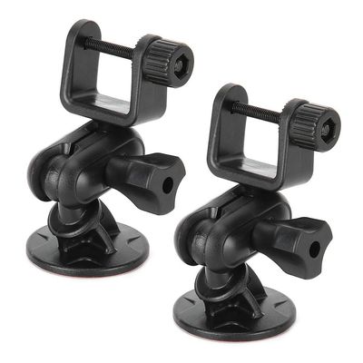 Wisoqu Dash Camera Bracket, Mini 3MM Bracket Phone Mount Holder 360 Adjustable Glass Window Recorder Bracket for Smartphone, Navigation (U-Shaped Head)
