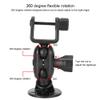 Wisoqu Dash Camera Bracket, Mini 3MM Bracket Phone Mount Holder 360 Adjustable Glass Window Recorder Bracket for Smartphone, Navigation (U-Shaped Head) view 3