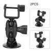 Wisoqu Dash Camera Bracket, Mini 3MM Bracket Phone Mount Holder 360 Adjustable Glass Window Recorder Bracket for Smartphone, Navigation (U-Shaped Head) view 4