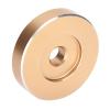 Record Turntable Adapter 45RPM Large Hole Conversion Sheet Turntable Disc Stabilizer Record Weight Clamp Adapter for Most Big Hole Records (Gold) view 2