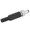 5.5mm X 2.1mm 5.5/2.1 DC Power Plug Jack w Lock, Male Power Supply Ends Solder Type DIY DC Connector view 2