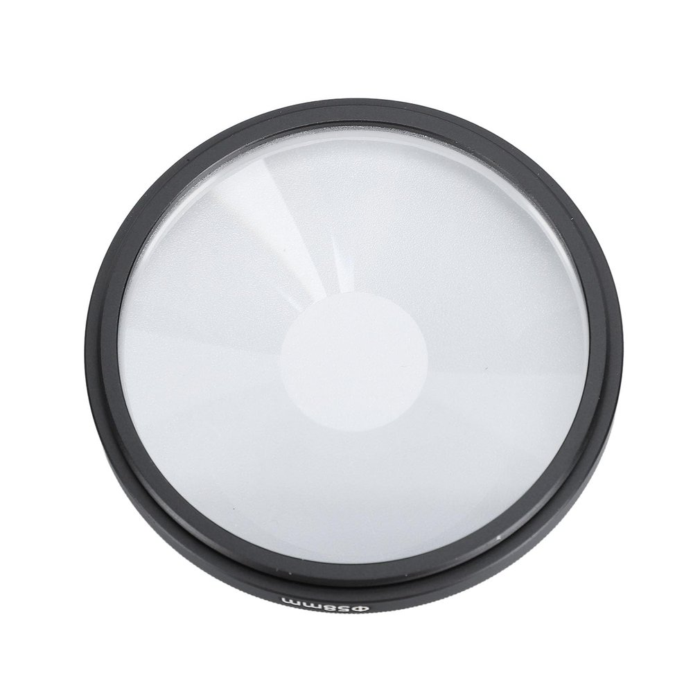 Swirl Halo Effects Filter, 55mm Lens Filter with Filter Adapter Ring, Optical Glass Filter for Portrait Photography Landscape Videography, Compatible with DSLR Cameras