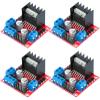 MTDELE 4 Pcs L298N Motor Driver Controller Board Module DC Stepper Motors Compatible with for Arduino Smart Car Power UNO MEGA R3 Mega2560 view 1