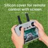 External Silicone Protective Cover Black/Grey Silicone Case Drone Accessories for DJI RC 2 Remote Controller view 3