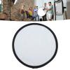 2 in 1 Silver White Round Reflector, Shoot Clearly and Soft Fill Light, Portable Round Photography Light Reflector for Photo Studio Lighting (30cm) view 3