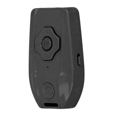 Remote Page Turner, Remote Control Page Turner, USB Rechargeable, Camera Remote Shutter for Smartphones Selfies (Black)