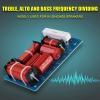 3 Way Crossover Filter Audio Frequency Divider, PA-3 Treble Alto Bass HiFi Audio Filter Module Board for High Power Speaker view 3