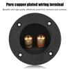 48mm 2 Copper Binding Post Terminal Cable Connector Box Acoustic Components for HiFi Speaker, Support Direct Wiring, Y Fork, Banana Head view 3