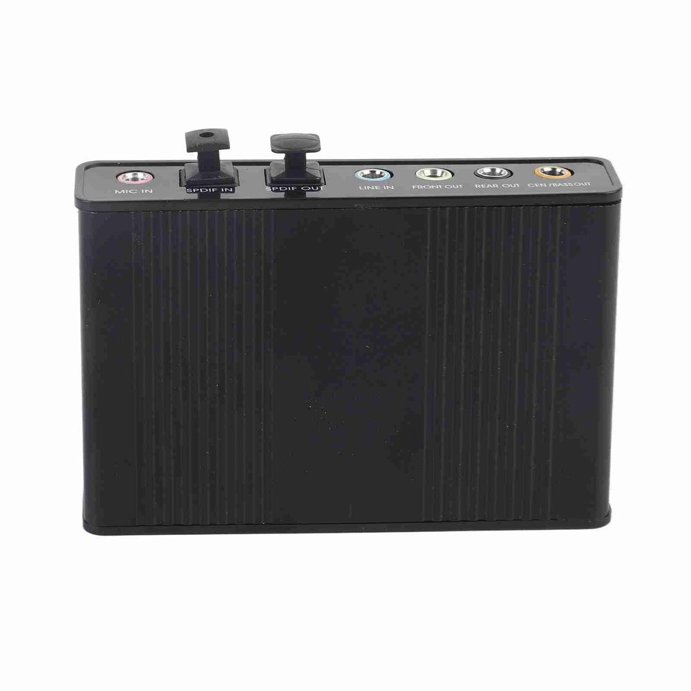 USB 5. Card, 6 Channel External Digital Optical SPDIF Audio Output Adapter for PC, Laptops, Desktop, Computers