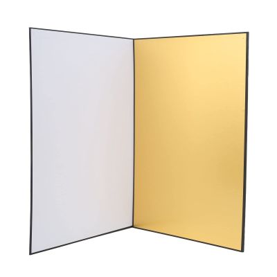 A3 Size 180 Degrees Foldable Light Diffuser Board, 3 Colors Photography Reflector, Thicken Cardboard for Camera Photography Accessory