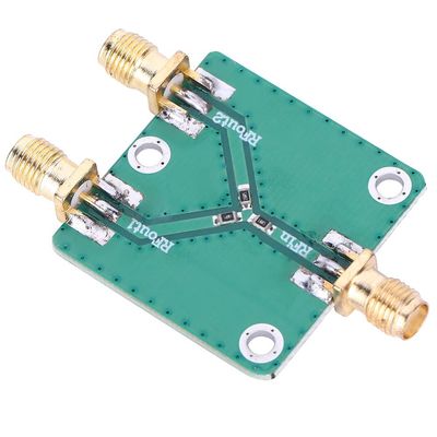 RF Microwave Power Splitter, 1 to 2 Coaxial Power Divider, SMA Female Port, DC-5G/5000MHz Frequency RF 6dB for CATV Satellite TV Antenna System Mobile Communication