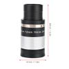 1.25 Zoom Eyepiece for Telescope, 8mm-24mm Zoom, 40-66 Degree Ultra Wide Angle Eyepiece, Green Film Coating Lens, 20mm Eyepiece for Telescope Viewing view 3