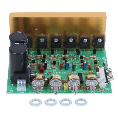 Power Amplifier Board,2 X 100W Channel Subwoofer 300W High Power Volume Potentiometer Module, Five Ring 1% Metal Film Resistors,Suitable for DIY Entry