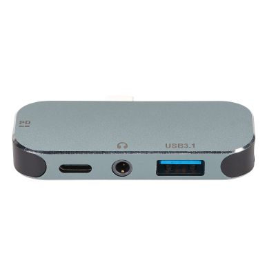 USB C Hub 5 in 1, Multiport USB C Adapter with 100W PD Charging + 10Gbps USB 3.1 + Type C + 3.5mm AUX + USB 2.0, Plug in Type Laptop USB C Port Expander